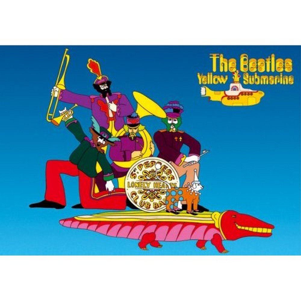 THE BEATLES ビートルズ (結成 65周年 ) - YELLOW SUBMARINE (STANDARD) / ポストカード・レター - PGS